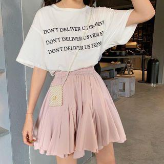 High-waist Irregular Skirt