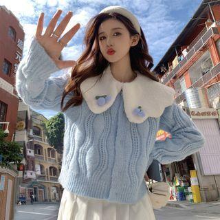 Cherry Collar Cardigan