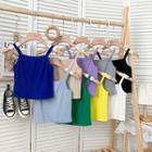 Plain Square-neck Camisole Top In 15 Colors