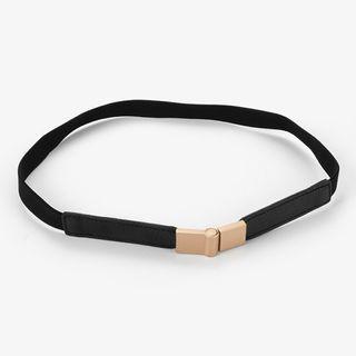 Elastic Slim Belt Black - One Size