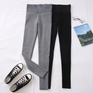 High-waist Knitted Leggings