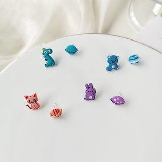 Animal Planet Asymmetrical Alloy Earring (various Designs)