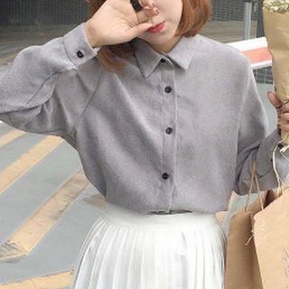 Corduroy Plain Shirt