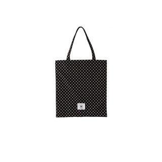 Dotted Canvas Shopper Bag