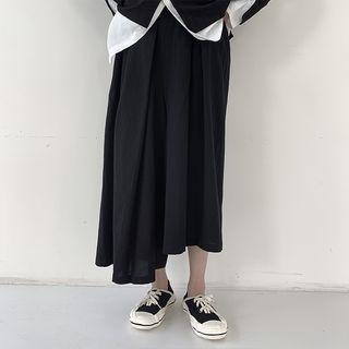 High-waist Wide-leg Pants Pants - One Size