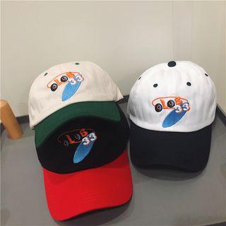 Embroidered Contrast Color Baseball Cap