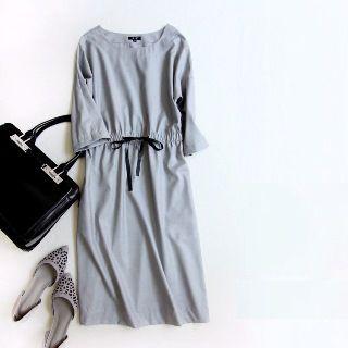 Drawstring-waist Sheath Dress