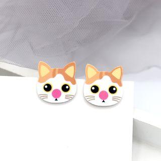 Cat Ear Stud / Clip On Earring