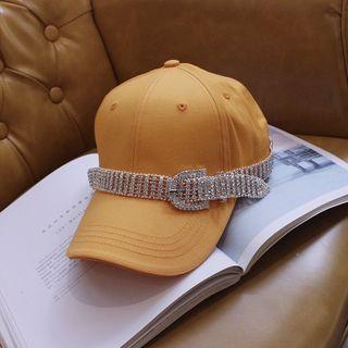 Embellished Belt Baseball Cap