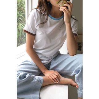 Ringer Cotton T-shirt