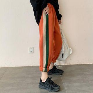 High-waist Color Block Sports Pants