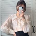 Set: Double Collar Blouse + Camisole