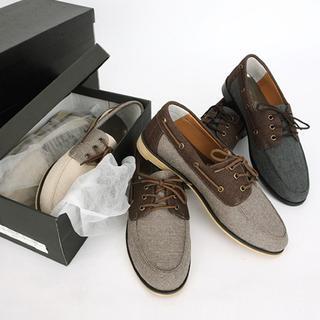 Color-block Loafers