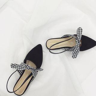 Bow Pointy Mules