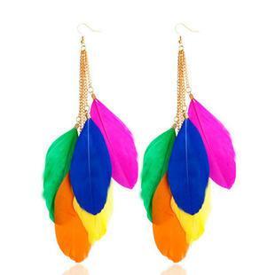 Feather Hook Earrings