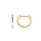 Simple Fashion Plated Gold Geometric Circle Stud Earrings Golden - One Size