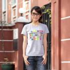 Multi-color Dot Print T-shirt