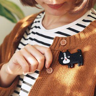 Embroidered Brooch