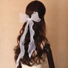 Mesh Bow Clip-on Headpiece As Shown In Figure - One Size