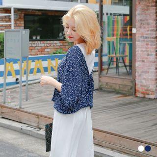 Floral Off Shoulder Smock Top