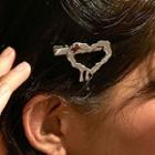 Melted Heart Hair Clip