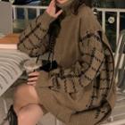 Mock Two-piece Turtleneck Sweater Khaki - One Size