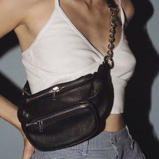 Chain Belt Bag Black - One Size