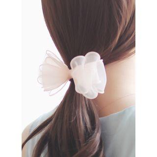 Mesh Bow Hair Tie