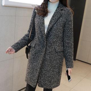 Notched-lapel Flap-pocket M Lange Coat