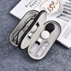 2 In 1 Eyeglasses & Contact Lens Case Black - One Size