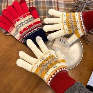 Christmas Touchscreen Knit Gloves