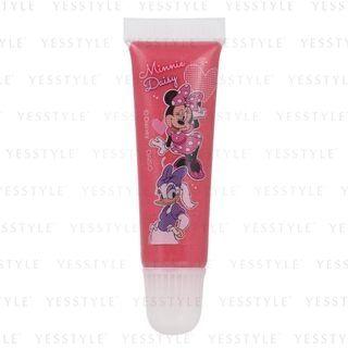 Daiso - Disney Design Cosme Minnie & Daisy Lip Gloss Coral Pink 5.5ml