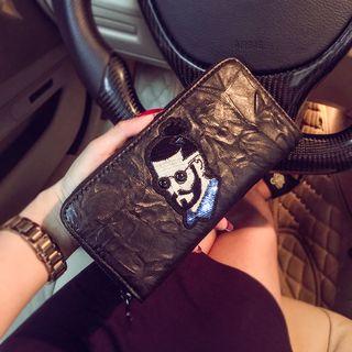 Applique Genuine Leather Wallet (various Design)