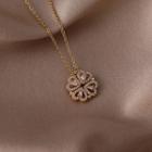 Lucky Clover Necklace As Shown In Figure - One Size
