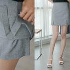 Slit-side M Lange Skort