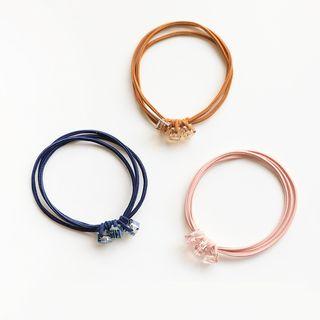 Cubic Bead Hair Tie