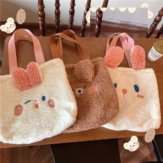 Fleece Animal Tote Bag