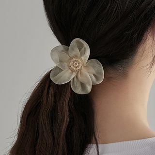 Flower Mesh Hair Tie