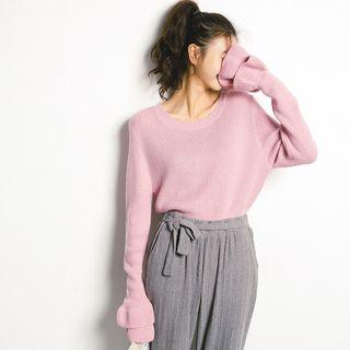 Ruffle Cuff Sweater