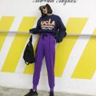 Printed Pullover / Drawstring Sweatpants