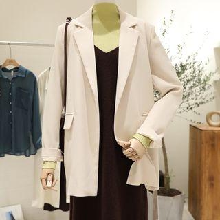Single-breasted Blazer Almond - One Size