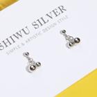 925 Sterling Silver Mini Bead Dangle Earring