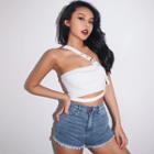 One-strap Crop Tube Top