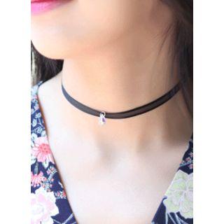 Water Drop Pendant Choker