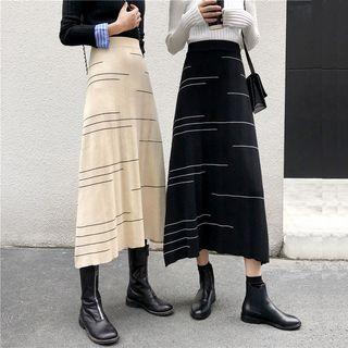 Print Knit Skirt