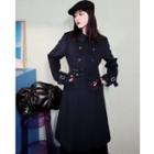 Double Breasted Midi Coat Dress