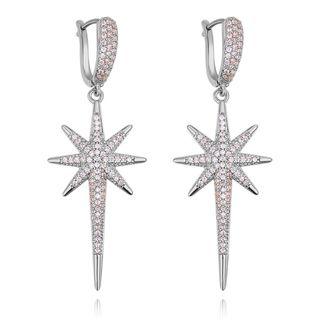 Cz Star Statement Earring