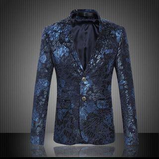 Floral Pattern Blazer