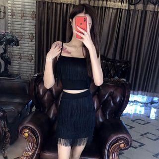 Tassel Camisole Top + Shorts