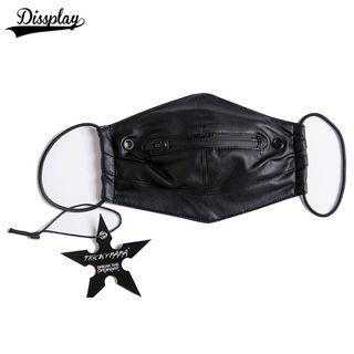 Faux Leather Mask